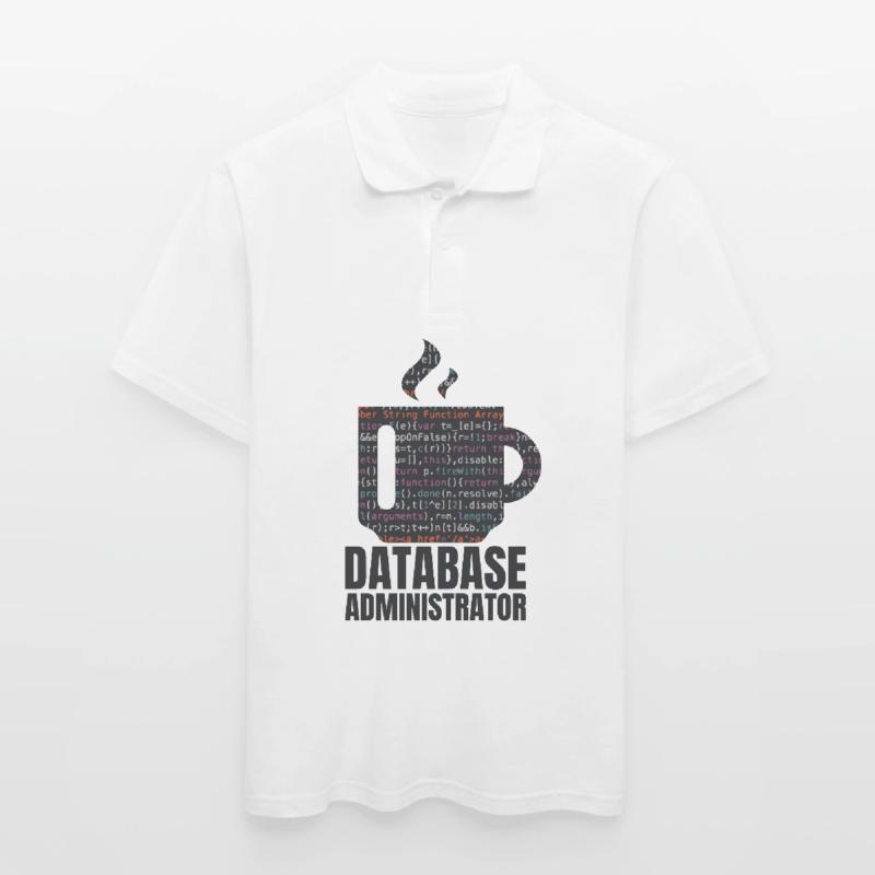 Database Data SQL Programmer Administration Men's Polo Shirt