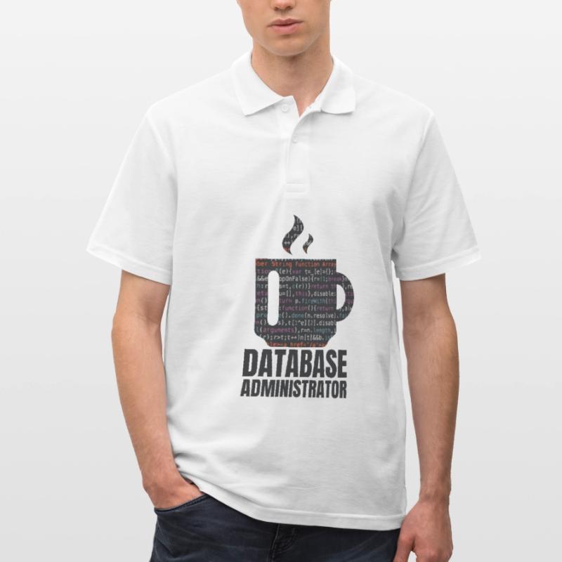 Datenbankdaten SQL Programmer Administration Männer Poloshirt