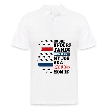 Polizei Polizist Polizeibeamte - Männer Poloshirt - Weiß - Vorne - Kai (181cm)