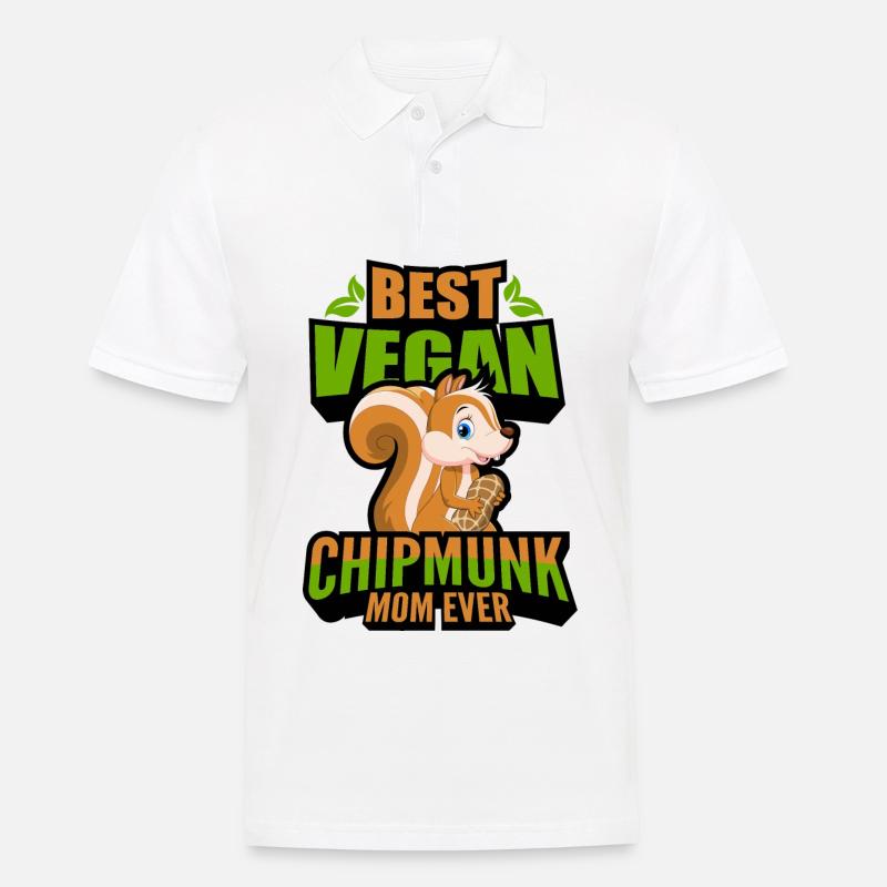 Chipmunks - Männer Poloshirt - Weiß