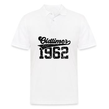 64. GEBURTSTAG OLDTIMER 1962 - Männer Poloshirt - Weiß - Vorne - Kai (181cm)