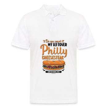 Philly Breakfast Sandwich - Männer Poloshirt - Weiß - Vorne - Kai (181cm)