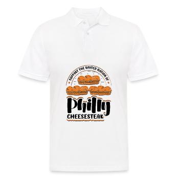 Philly Breakfast Sandwich - Männer Poloshirt - Weiß - Vorne - Kai (181cm)