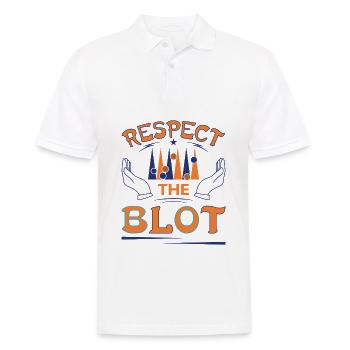 Backgammon Spiel - Männer Poloshirt - Weiß - Vorne - Kai (181cm)