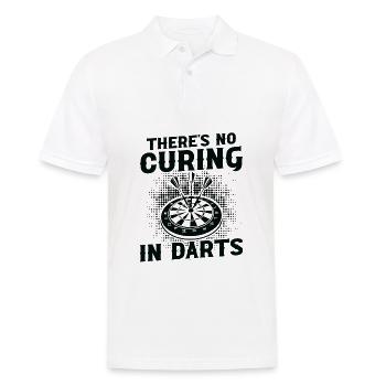 Dart Dartspieler Dartspiel Herren - Männer Poloshirt - Weiß - Vorne - Kai (181cm)