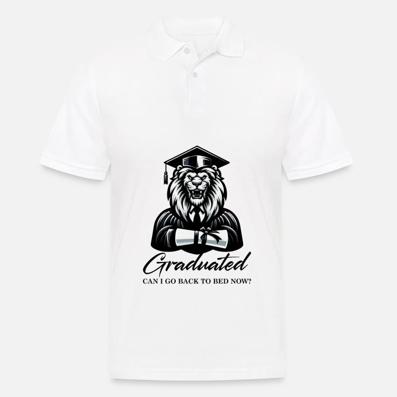 Hochschulabsolvent Abschluss Absolvent - Männer Poloshirt - Weiß