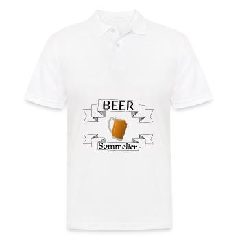 Beer Sommelier - Männer Poloshirt - Weiß - Vorne - Kai (181cm)