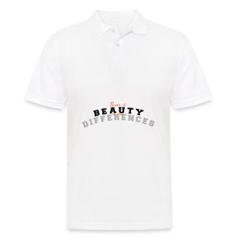 Schönheit - Männer Poloshirt - Weiß - Vorne - Kai (181cm)