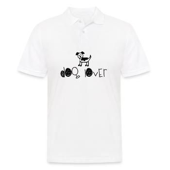 Amoureux des chiens - Polo Homme - blanc - Devant - Kai (181cm)