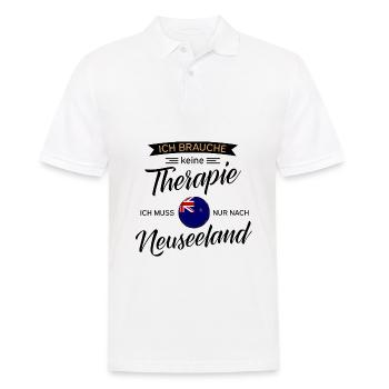Neuseeland - Männer Poloshirt - Weiß - Vorne - Kai (181cm)