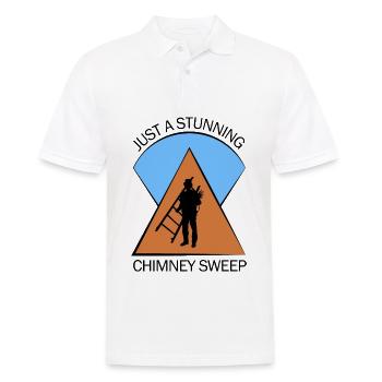 Schornsteinfeger Schlotfeger - Männer Poloshirt - Weiß - Vorne - Kai (181cm)