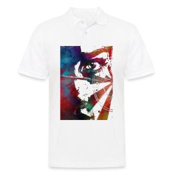 Fléchettes sport art #darts #sport - Polo Homme - blanc - Devant - Kai (181cm)