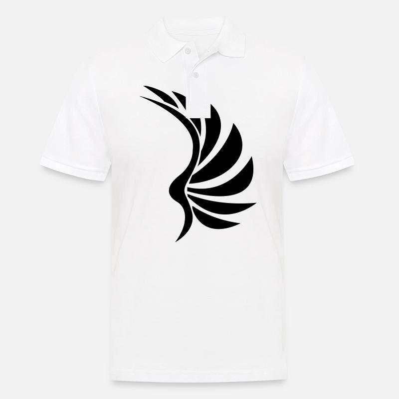Wings Flügel - Männer Poloshirt - Weiß