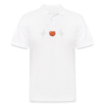 Basketball Spieler Basketballer Sprüche Geschenk - Männer Poloshirt - Weiß - Vorne - Kai (181cm)