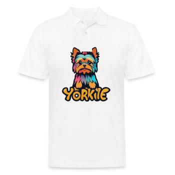 Yorkie - Polo Homme - blanc - Devant - Kai (181cm)