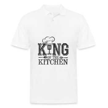 Roi de la cuisine - Polo Homme - blanc - Devant - Kai (181cm)