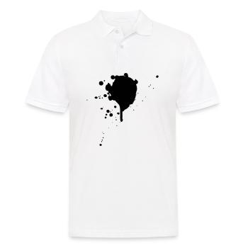 Éclaboussures de couleur - Polo Homme - blanc - Devant - Kai (181cm)