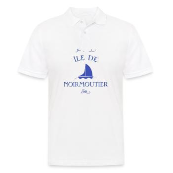 Noirmoutier Inselboot - Männer Poloshirt - Weiß - Vorne - Kai (181cm)