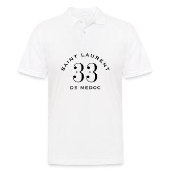 Heiliger Laurent de Médoc 33 Gironde - Männer Poloshirt - Weiß - Vorne - Kai (181cm)