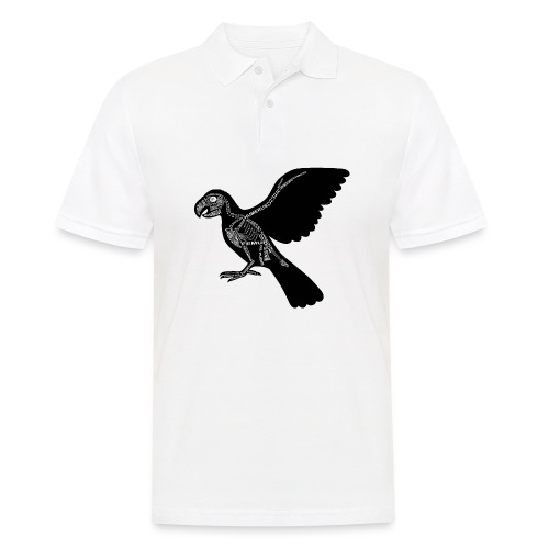 Papagei-Skelett - Poloskjorte for menn