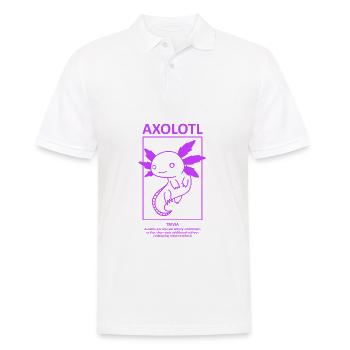 Axolotl Love Ambystoma Amphibians Aquarium - Polo Homme - blanc - Devant - Kai (181cm)