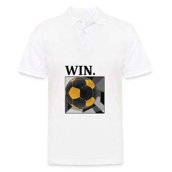 Cool Football Designs Streetwear Entraînement Moderne - Polo Homme - blanc - Devant - Kai (181cm)