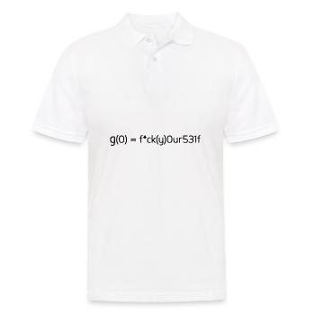 Math drôle formule drôle idée cadeau - Polo Homme - blanc - Devant - Kai (181cm)