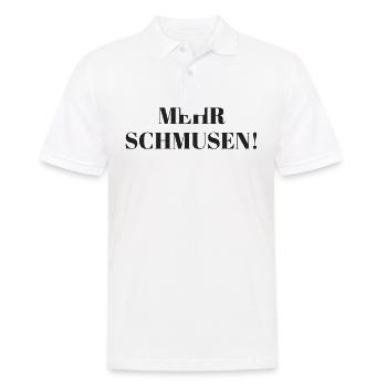 Zitate romantisch Liebe schmusen Kuscheln - Männer Poloshirt - Weiß - Vorne - Kai (181cm)