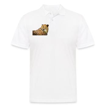 Cheetah - Men's Polo Shirt - white - Front - Kai (181cm)