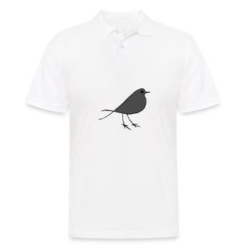 Vogel Geschenk Tier animal bird Tierschutz flieg - Männer Poloshirt - Weiß - Vorne - Kai (181cm)