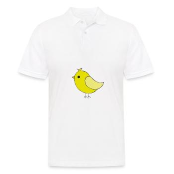 Oiseau cadeau animal animal oiseau protection des animaux mouche - Polo Homme - blanc - Devant - Kai (181cm)