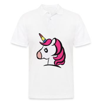 mignon cadeau de licorne licorne bébé licornes enfant - Polo Homme - blanc - Devant - Kai (181cm)