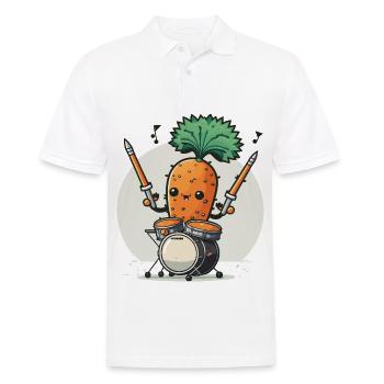 Rockin-Rhythmen - Männer Poloshirt - Weiß - Vorne - Kai (181cm)
