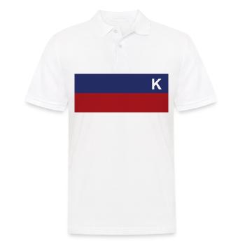 The New Kickers - Männer Poloshirt - Weiß - Vorne - Kai (181cm)
