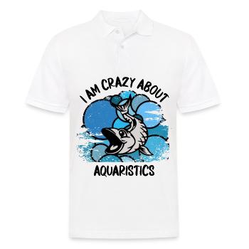 Aquarium Aquarists Fish Ornamental fish Aquaristics - Men's Polo Shirt - white - Front - Kai (181cm)