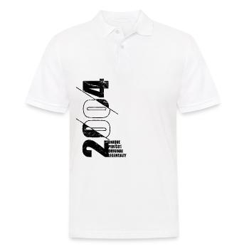 Original légendaire - Né en 2004 Anniversaire - Polo Homme - blanc - Devant - Kai (181cm)