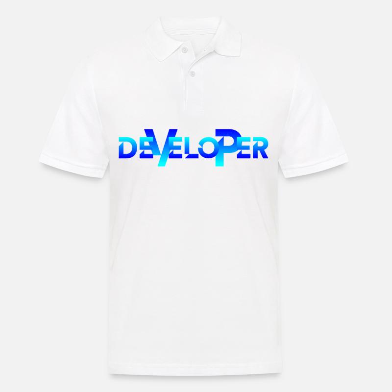 DEVELOPER - Polo Homme - blanc