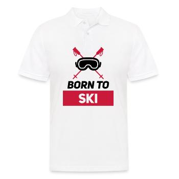 NÉ AU SKI - Polo Homme - blanc - Devant - Kai (181cm)