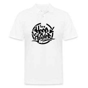 Graffiti Art Hood Chiller Berlin - Men's Polo Shirt - white - Front - Kai (181cm)