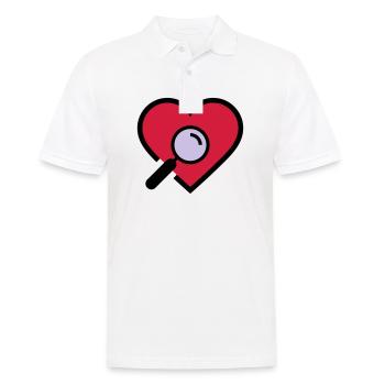 Loupe d'examen cardiaque - Polo Homme - blanc - Devant - Kai (181cm)