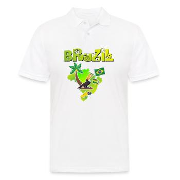 BRAZIL - Polo Homme - blanc - Devant - Kai (181cm)
