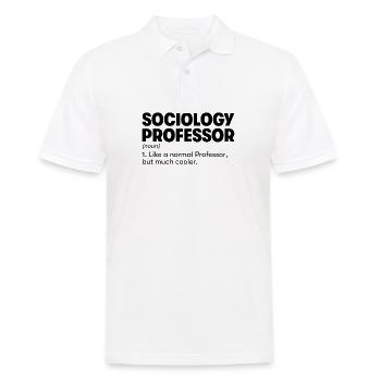 Professeur de sociologie - Polo Homme - blanc - Devant - Kai (181cm)