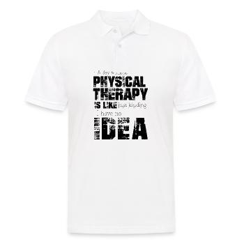 Physiothérapie - Polo Homme - blanc - Devant - Kai (181cm)