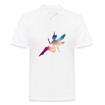 Elf fairy rainbow mythical creature colorful magic - Men's Polo Shirt - white - Front - Kai (181cm)