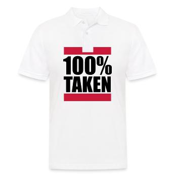 balken 100 pour cent taken pardon amour amour p - Polo Homme - blanc - Devant - Kai (181cm)