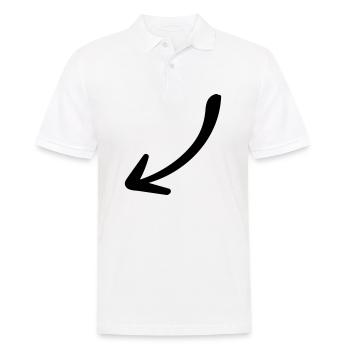 Fléche - arrow - Polo Homme - blanc - Devant - Kai (181cm)