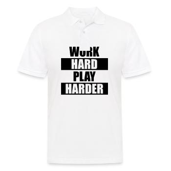Gamer. Gaming. Joystick. Geschenk. Geschenkidee - Männer Poloshirt - Weiß - Vorne - Kai (181cm)