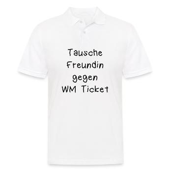 tauschefreundin - Männer Poloshirt - Weiß - Vorne - Kai (181cm)