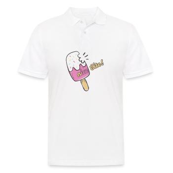 Beau cadeau de vacances au soleil d'été - Polo Homme - blanc - Devant - Kai (181cm)