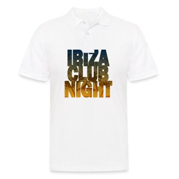 Soirée Club d'Ibiza - Polo Homme - blanc - Devant - Kai (181cm)